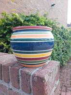 Kleurrijke Bloempot - 18cm, Tuin en Terras, Bloempotten, Ophalen, Gebruikt, Rond, Tuin