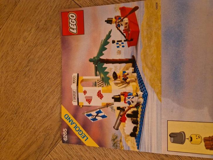 Lego piraten 6265 Sabre Eiland Vintage, Kinderen en Baby's, Speelgoed | Duplo en Lego, Zo goed als nieuw, Lego, Complete set, Ophalen of Verzenden