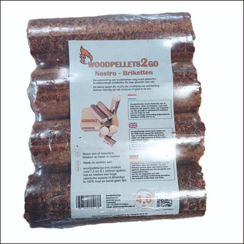 Nestro klein verpakking €4,40, Tuin en Terras, Haardhout, Blokken, Overige houtsoorten, Minder dan 3 m³, Ophalen