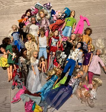 Oude Barbiepoppen vintage jaren 70, 80 en 90 Sindy Ken 