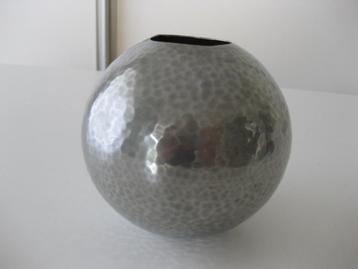 Gero Holland vaas pot plantenpot bolvaas violenvaas tin bol beschikbaar voor biedingen