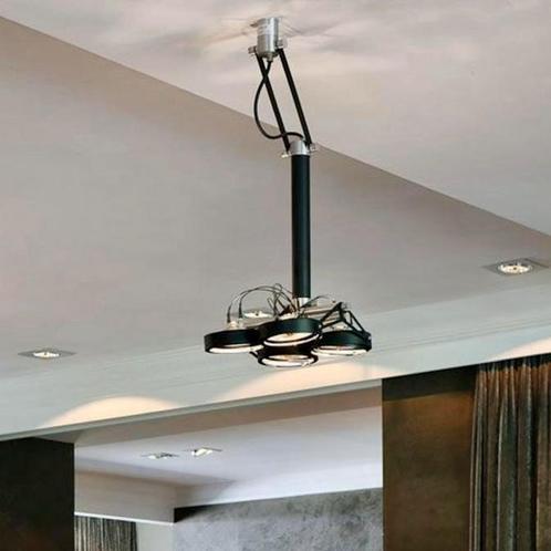 Nomad Modular design led  zwart / wit / zilver, Huis en Inrichting, Lampen | Spots, Zo goed als nieuw, Metaal of Aluminium, Led