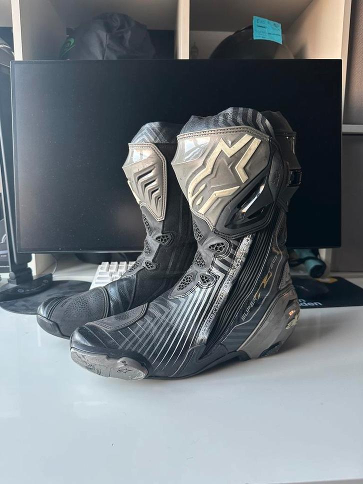 (44) Alpinestars Supertech R motorlaarzen Race, Motoren, Kleding | Motorkleding, Laarzen, Heren, Tweedehands, Ophalen of Verzenden