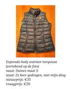 Esperado Tracy bodywarmer dames maat s turquiose, Blauw, Nieuw, Ophalen of Verzenden, Esperado