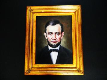 Abraham Lincoln portret 16e President Verenigde Staten beschikbaar voor biedingen