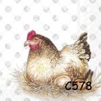 Servetten decoupage/bullet journal * kip C578, Verzenden, Nieuw, Materiaal