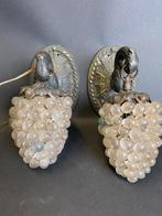 Antieke wandlampen druiventrossen Italy, Antiek en Kunst, Antiek | Woonaccessoires, Ophalen of Verzenden