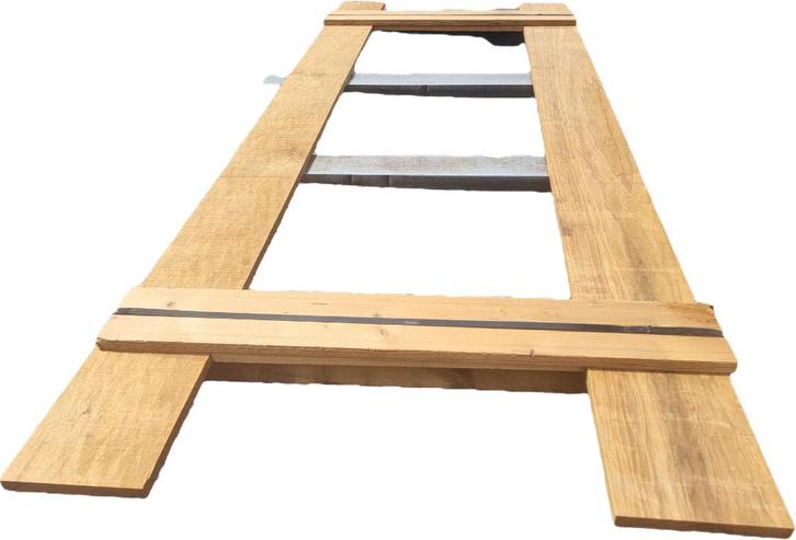 2 Hardhouten planken 2.0x19.5 cm - nr: HP265, Tuin en Terras, Palen, Balken en Planken, Nieuw, Planken, Hardhout, Ophalen