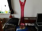 Unieke Chambord Murano vaas van Fratelli Toso uit 1939 82 cm, Huis en Inrichting, Ophalen, Overige kleuren, 75 cm of meer, Glas