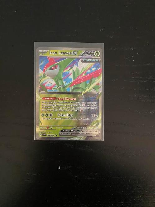 Iron Leaves ex #025/162 - temporal forces, Hobby en Vrije tijd, Verzamelkaartspellen | Pokémon, Zo goed als nieuw, Losse kaart