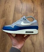 Nike Air Max 1 Atmosphere Grey Deep Royal Blue / 40, Blauw, Nike, Nieuw, Ophalen of Verzenden