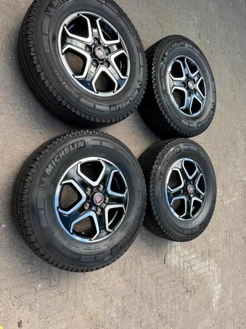 Velgenset Fiat Citroen Peugeot  MAXI + 225/75-16 Michelin !!, Auto-onderdelen, Banden en Velgen, Banden en Velgen, Zomerbanden