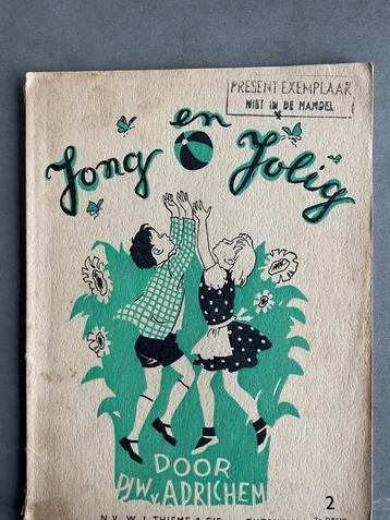 Jong en jolig nostalgie. Leesboekje voor beginnende lezers. beschikbaar voor biedingen