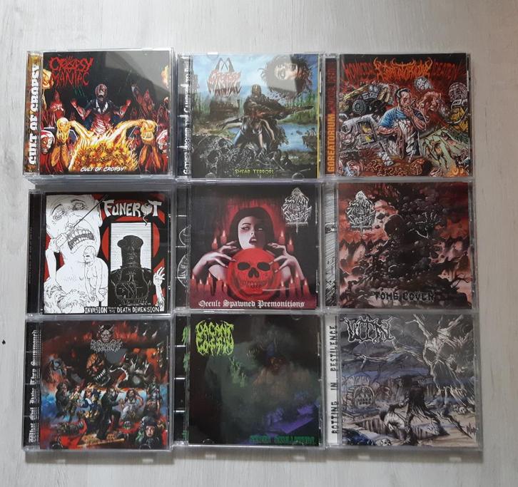 Razorback Records CDs en diverse zie beschrijving voor info, Verzamelen, Poppetjes en Figuurtjes, Zo goed als nieuw, Verzenden