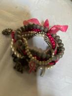 Armbandjes pink ribbon, Ophalen of Verzenden