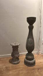 Betonlook kandelaren, Ophalen, Overige materialen, Zo goed als nieuw, Grijs