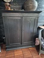 Oude massieve teakhouten kast, Ophalen, Gebruikt, 200 cm of meer, Teakhout