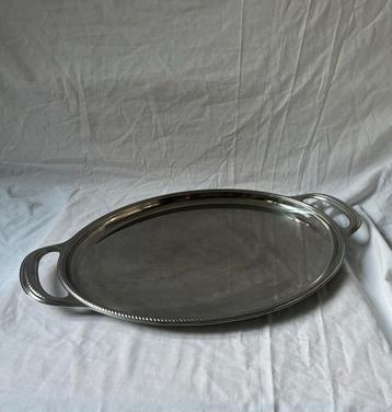Vintage Alessi dienblad ovaal RVS | Italiaans design beschikbaar voor biedingen