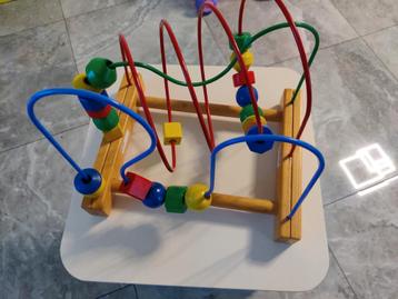 Houten Kralen spiraal Weinig gebruikt beschikbaar voor biedingen