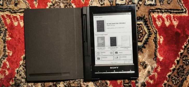 Zeer mooie Sony Reader Touch Edition PRS-T1 zwart, Computers en Software, E-readers, Zo goed als nieuw, 6 inch of minder, Audio