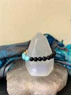 Amazoniet obsidiaan draak beschermt zuivert magie uniek, Sieraden, Tassen en Uiterlijk, Armbanden, Ophalen of Verzenden, Nieuw