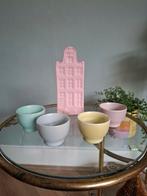 Eierdopjes 1950's, Antiek en Kunst, Ophalen of Verzenden