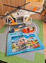 Playmobil helikopter ambulance, Kinderen en Baby's, Speelgoed | Playmobil, Ophalen, Zo goed als nieuw