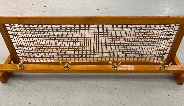 Vintage wandkapstok, Huis en Inrichting, Woonaccessoires | Kapstokken, Zo goed als nieuw, Wandkapstok, Minder dan 100 cm, Hout