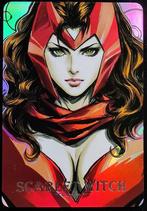 Scarlet Witch Marvel Foil Holo Card #2, Verzamelen, Stripfiguren, Nieuw, Superheld, Verzenden