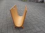 Vintage Birch Bentwood Tijdschriftenrek – Alvar Aalto-stijl, Ophalen of Verzenden, Gebruikt
