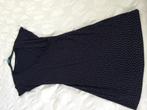 Donkerblauwe wrap-jurk met stip, King Louie, Kleding | Dames, Blauw, Maat 42/44 (L), Ophalen of Verzenden, Knielengte