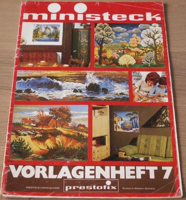Ministeck Vorlagenheft nr 7 veel voorbeelden landschappen, Hobby en Vrije tijd, Ministeck, Nieuw, Ophalen of Verzenden