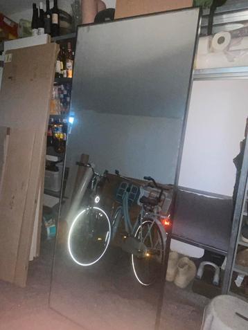 Ikea Hovet spiegel met geverfde zwarte rand 78x196 cm beschikbaar voor biedingen