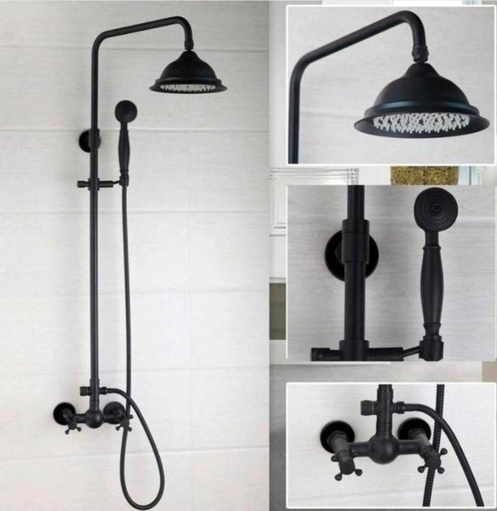 Retro opbouwdouche, doucheset, regendouche, landelijk, Huis en Inrichting, Badkamer | Badtextiel en Accessoires, Nieuw, Ophalen of Verzenden