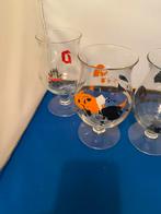 Duvell Bierglazen Set van 4, Huis en Inrichting, Glas of Glazen, Gebruikt, Ophalen of Verzenden, Glas