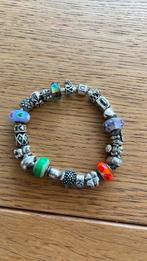 Pandora zilveren armband met bedels, Ophalen, Zo goed als nieuw, Zilver