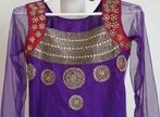 Anarkali salwaar salwar kameez paars roze maat S (36), Kleding | Dames, Overige typen, Verzenden, Paars, Zo goed als nieuw