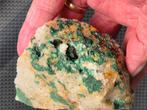 Malachiet uit de Cevennen in Frankrijk., Ophalen of Verzenden, Mineraal
