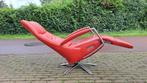 Relax fauteuil de Toekomst rood leer accu, Ophalen, Gebruikt, Minder dan 75 cm, Leer
