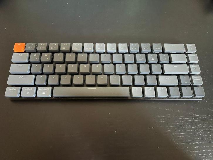 Keychron K7 – Zo goed als nieuw mechanisch toetsenbord, Computers en Software, Toetsenborden, Zo goed als nieuw, Qwerty, Draadloos