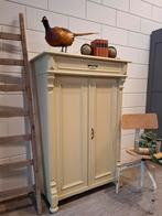 Vintage/Brocante kast, oud Hollandsch geel, Antiek en Kunst, Antiek | Meubels | Kasten, Ophalen