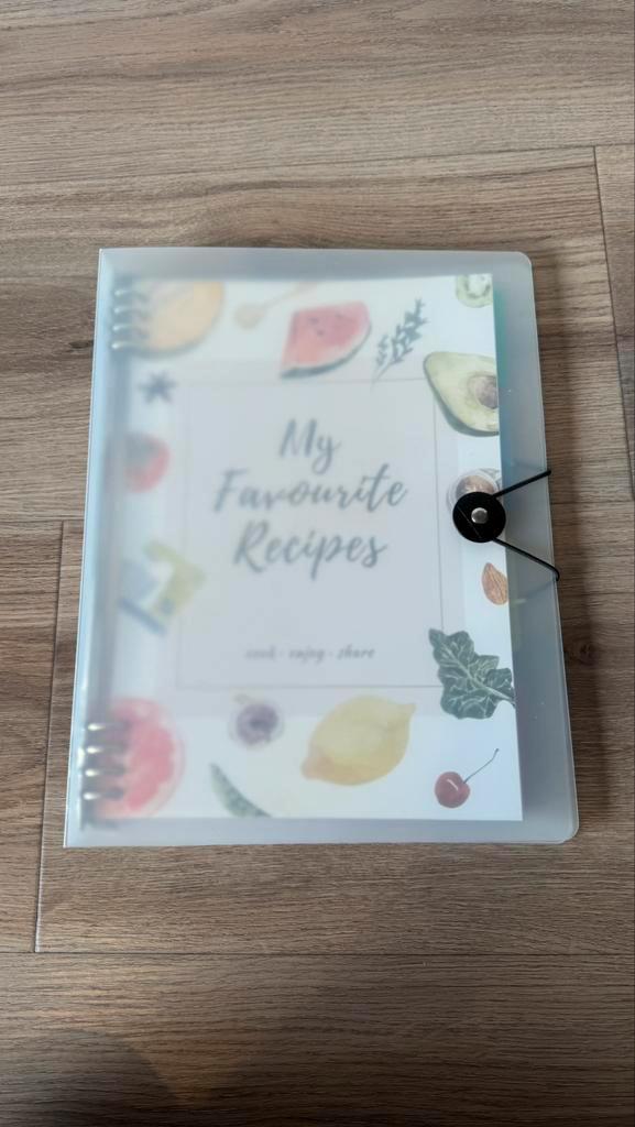 Receptenboek zelf in te vullen NIEUW, Boeken, Kookboeken, Nieuw, Overige typen, Overige gebieden, Ophalen of Verzenden