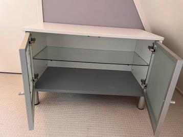 Effektiv ikea witten kastjes met melkglas met bloemmotief - afbeelding 4