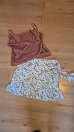 Maat l wikkelrokje met topje, Ophalen of Verzenden, Zo goed als nieuw