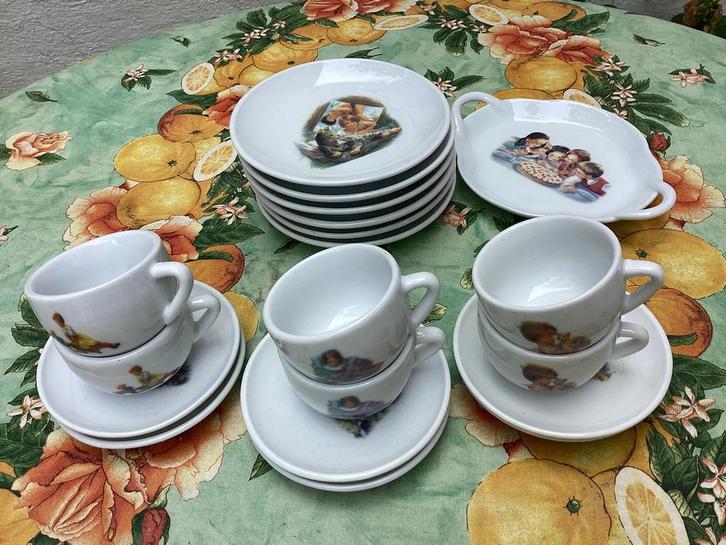 Kinderservies Martine Casterman, Kinderen en Baby's, Speelgoed | Speelkeukens, Zo goed als nieuw, Speelkeuken-accessoire, Overige materialen