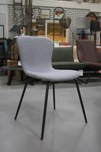 Leuke grijze eetkamerstoelen FENNA Light & Living stof 10 x