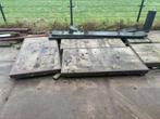 Stelconplaten, Doe-het-zelf en Verbouw, Ophalen, Gebruikt, Betonplex, 100 mm of meer