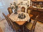 Antieke eettafel en stoelen, Huis en Inrichting, Complete eetkamers, Ophalen, Zo goed als nieuw