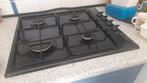 Zanussi gas kookplaat 60x60 ca zwart, Witgoed en Apparatuur, Kookplaten, Ophalen, Gebruikt, 4 kookzones, Inbouw