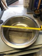 Spoelbak rond rvs 3de ronde, Ophalen, Minder dan 50 cm, Gebruikt, Minder dan 100 cm